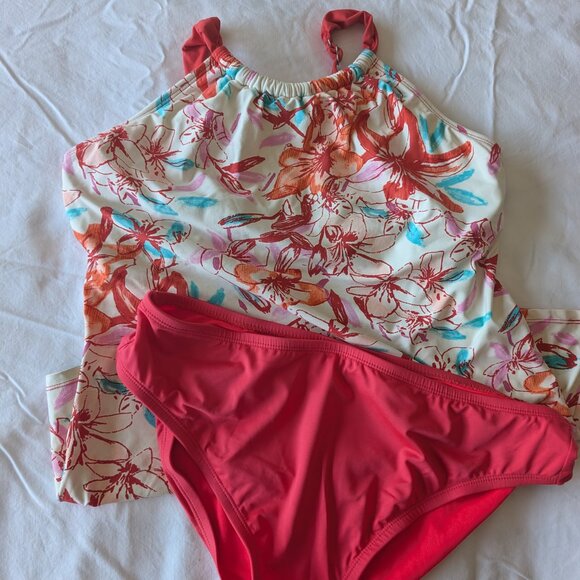 Women's Tankini Swim Suit - Size 14 - Picture 10 of 12